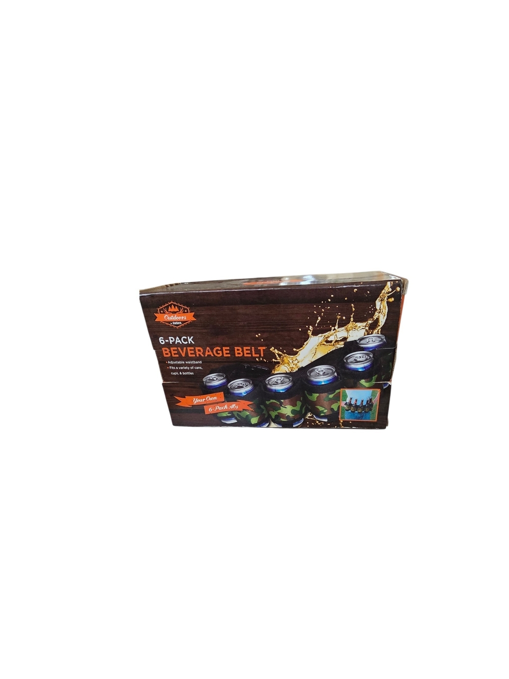 totes 6-Pack Beverage Belt - Camo Green